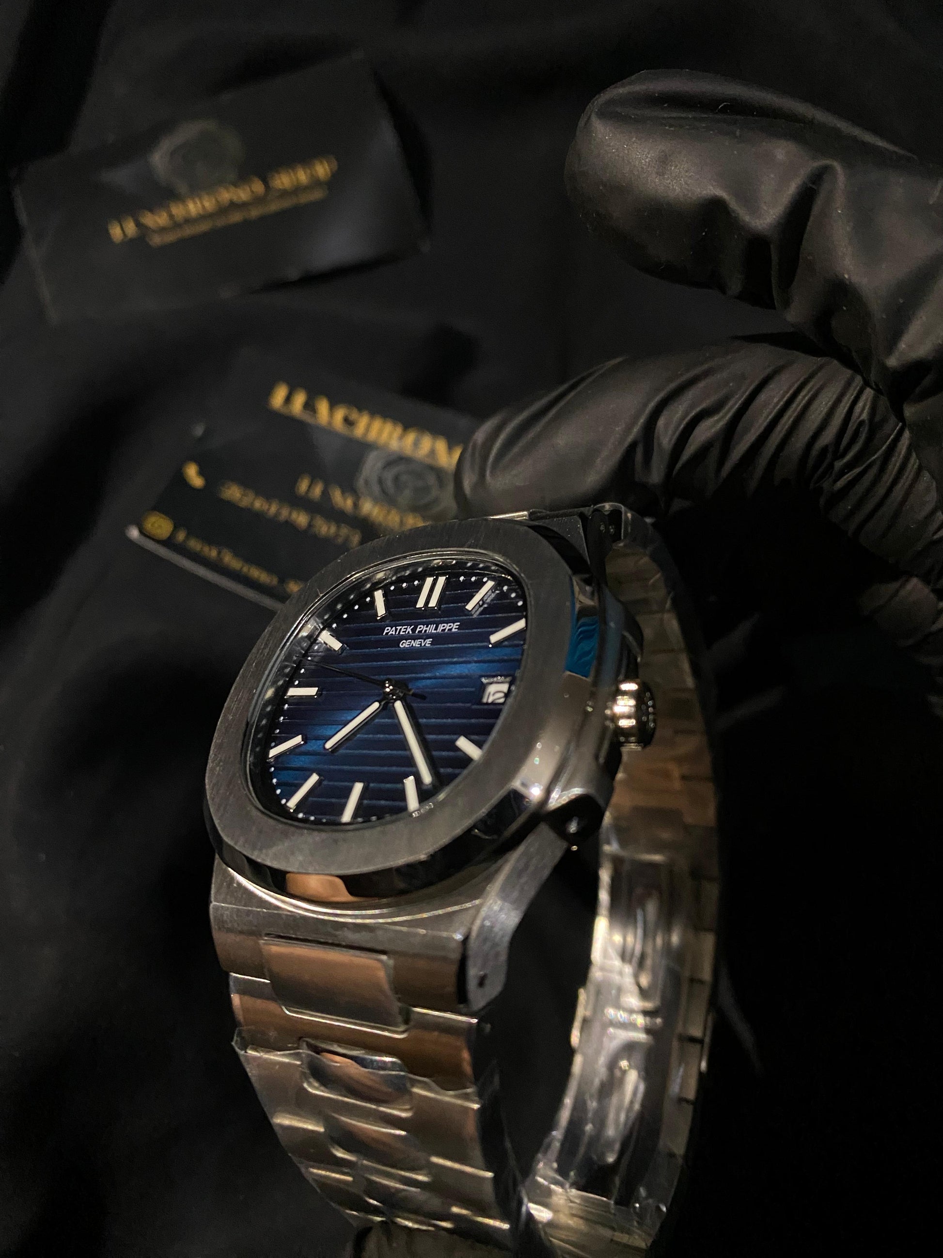 PATEK PHILIPPE NAUTILUS BLUE DIAL
