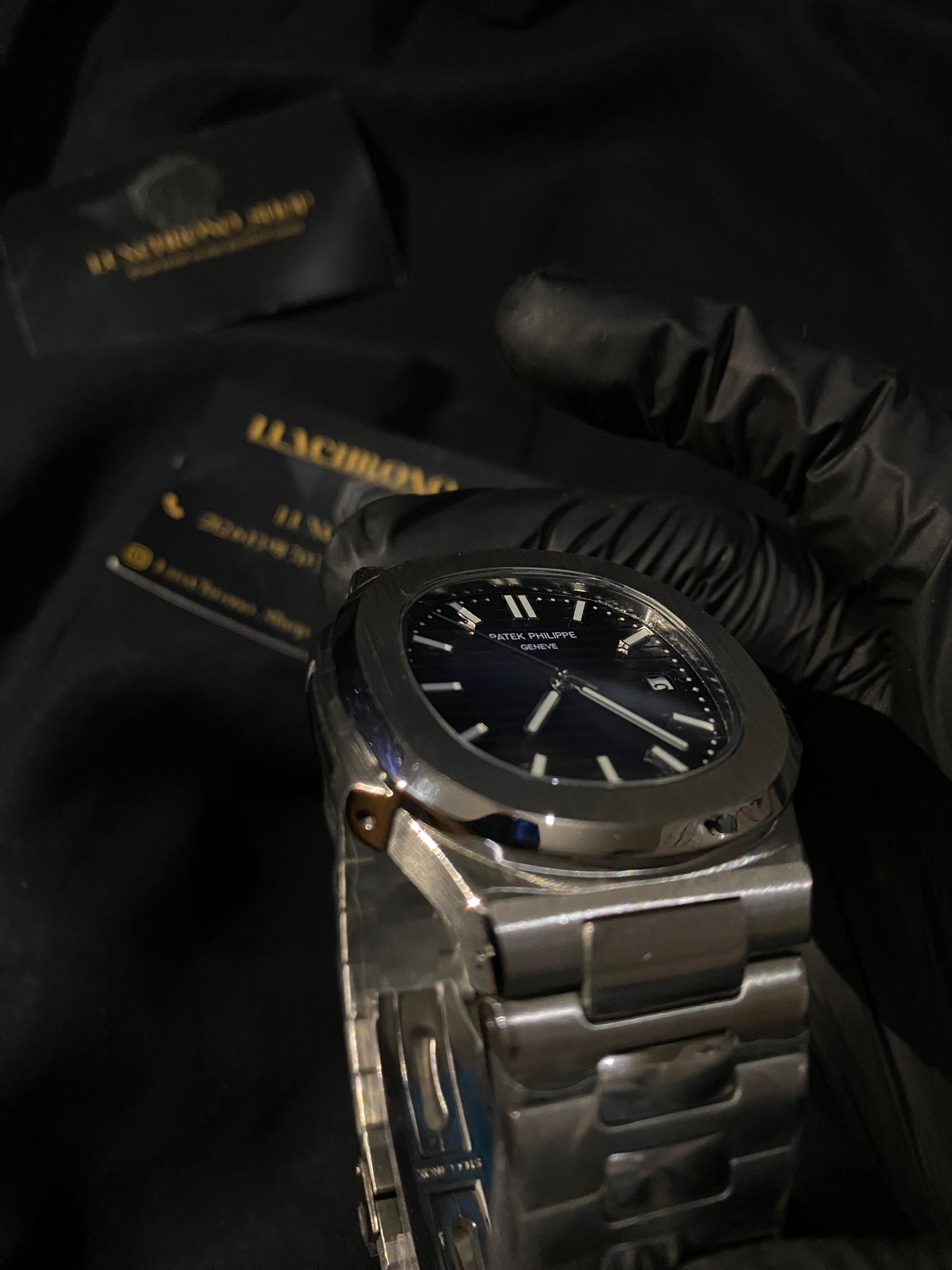 PATEK PHILIPPE NAUTILUS BLUE DIAL