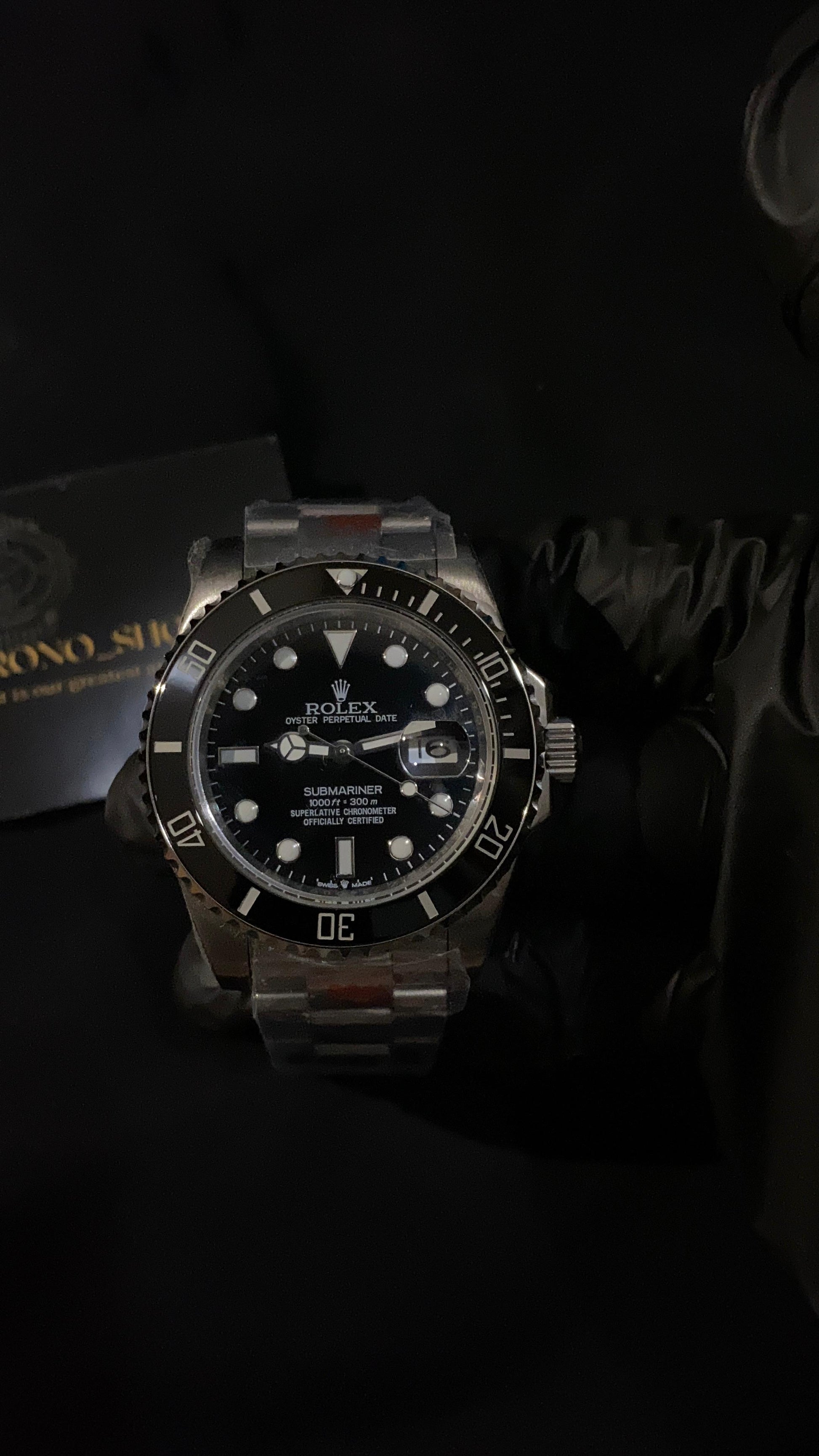 ROLEX SUBMARINER DATE BLACK