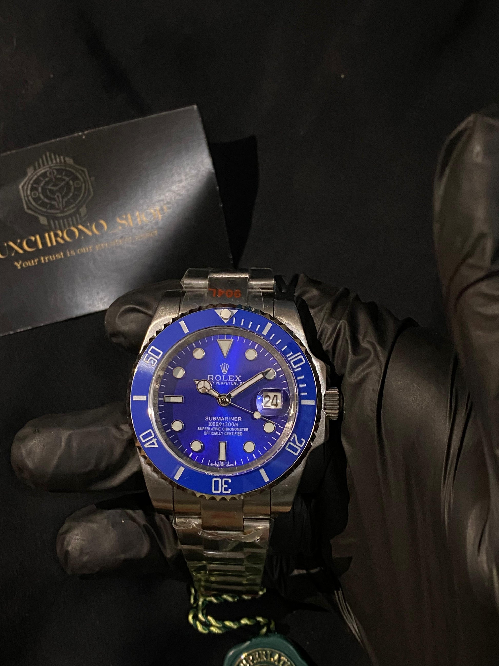 ROLEX SUBMARINER DATE BLUE