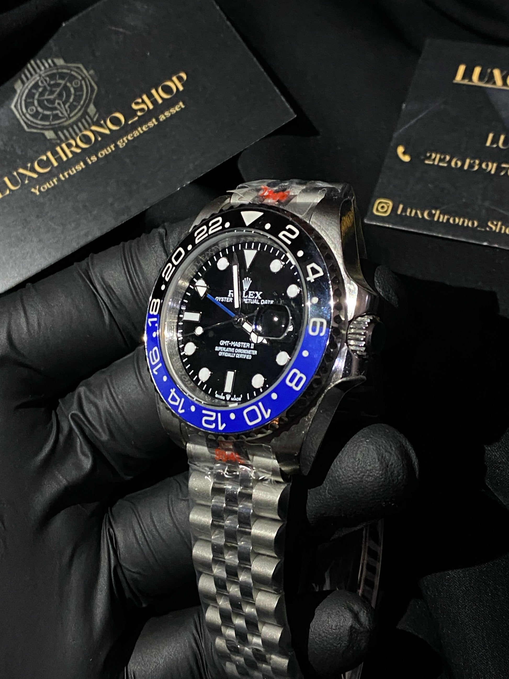 ROLEX GMT MASTER II BATGIRL