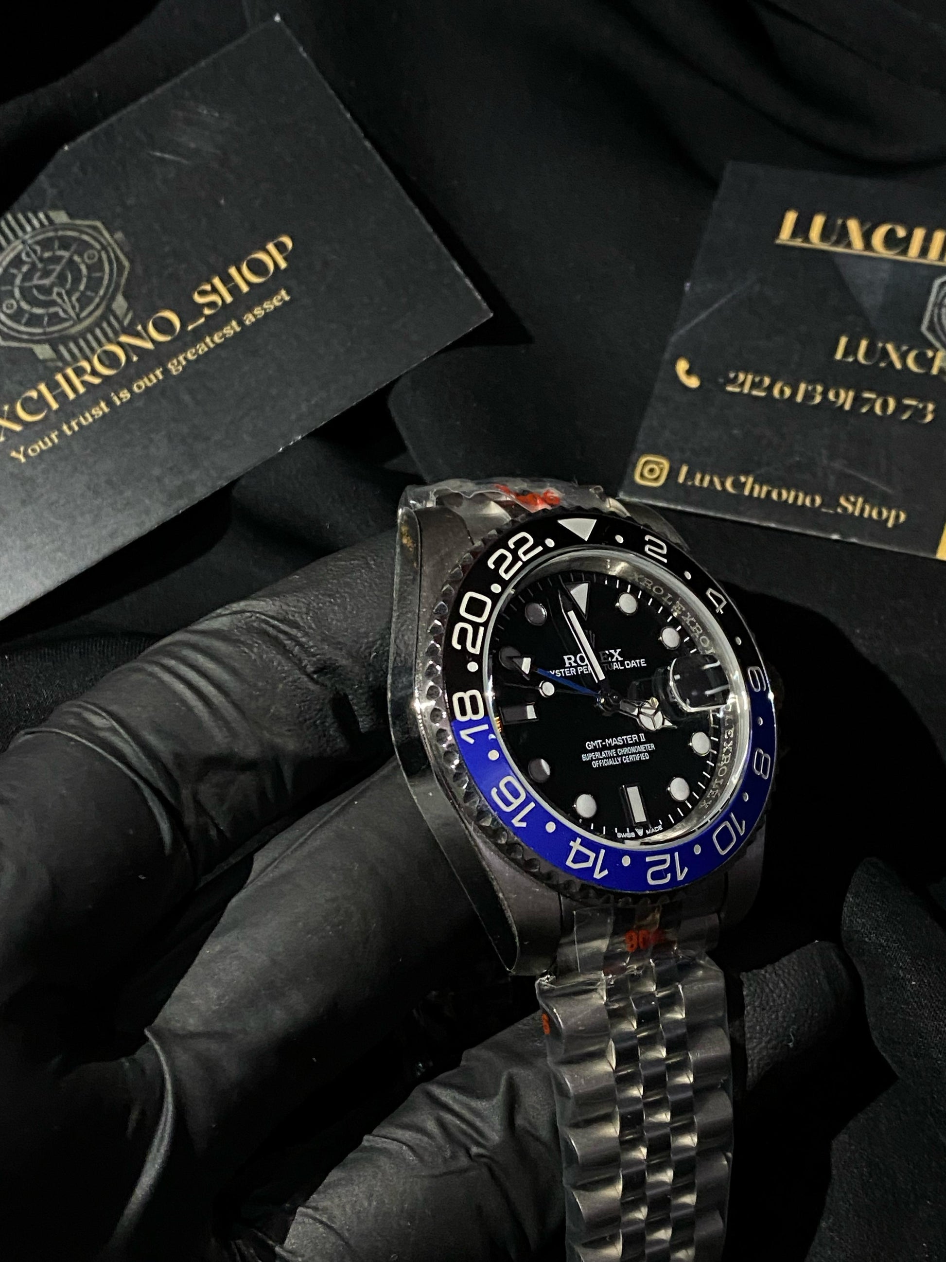ROLEX GMT MASTER II BATGIRL