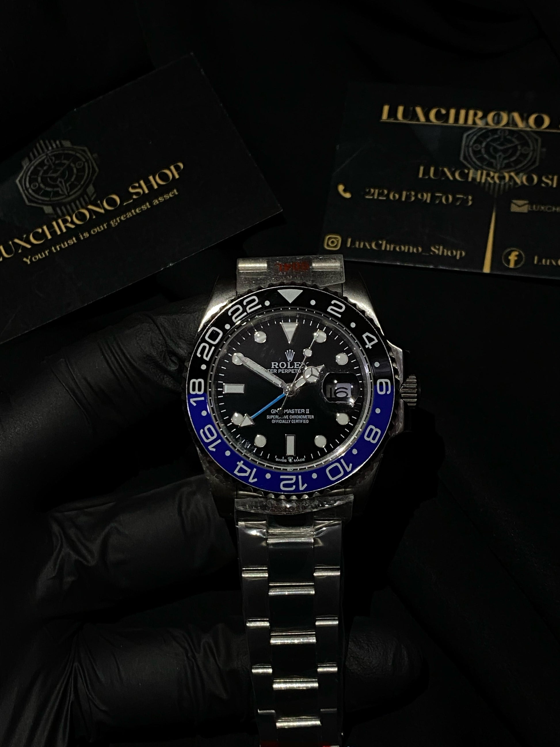ROLEX GMT MASTER II BATMAN