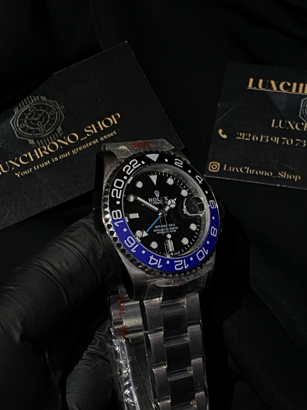 ROLEX GMT MASTER II BATMAN