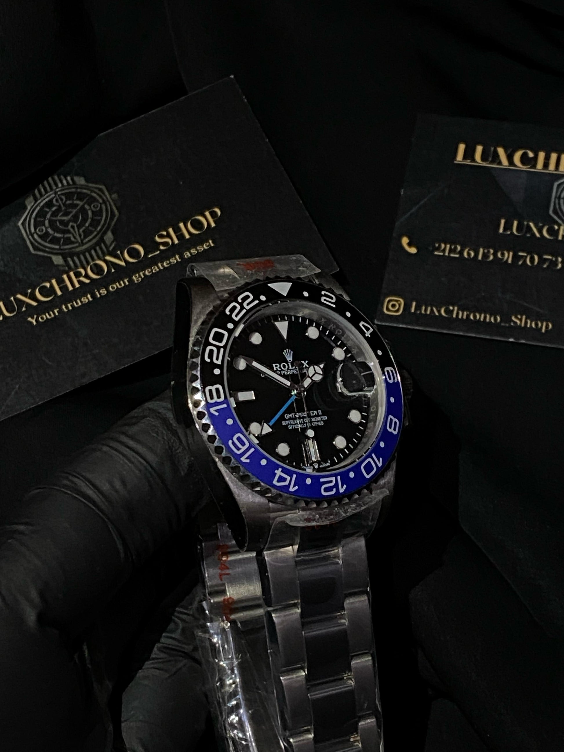 ROLEX GMT MASTER II BATMAN
