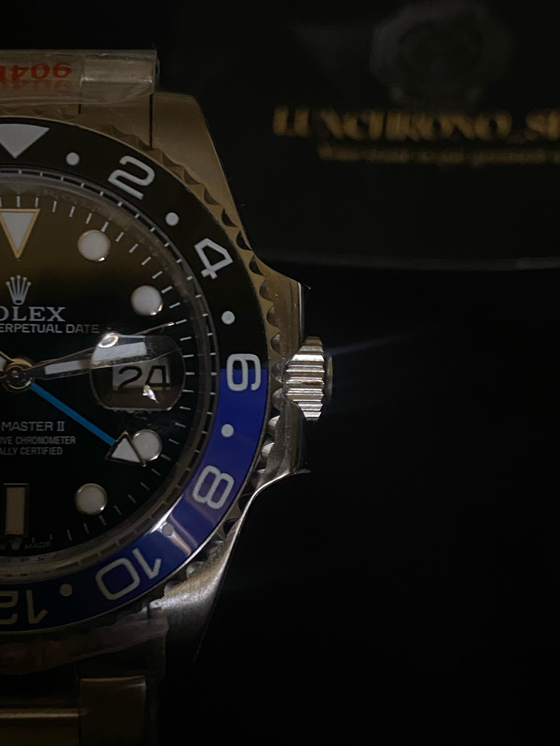 ROLEX GMT MASTER II BATMAN