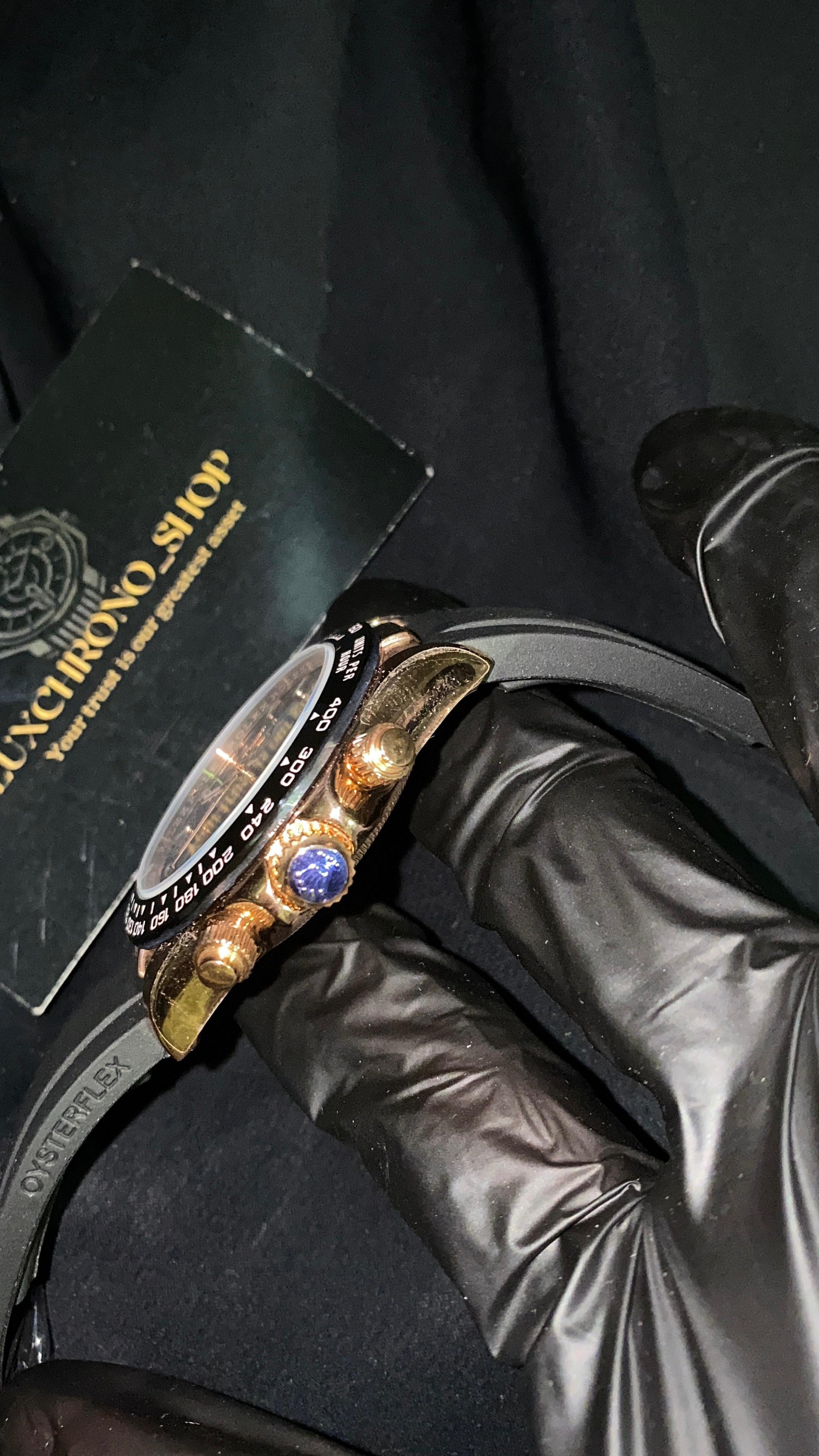 ROLEX COSMOGRAPH DAYTONA ROSE GOLD CHOCOLAT DIAL  OYSTERFLEX