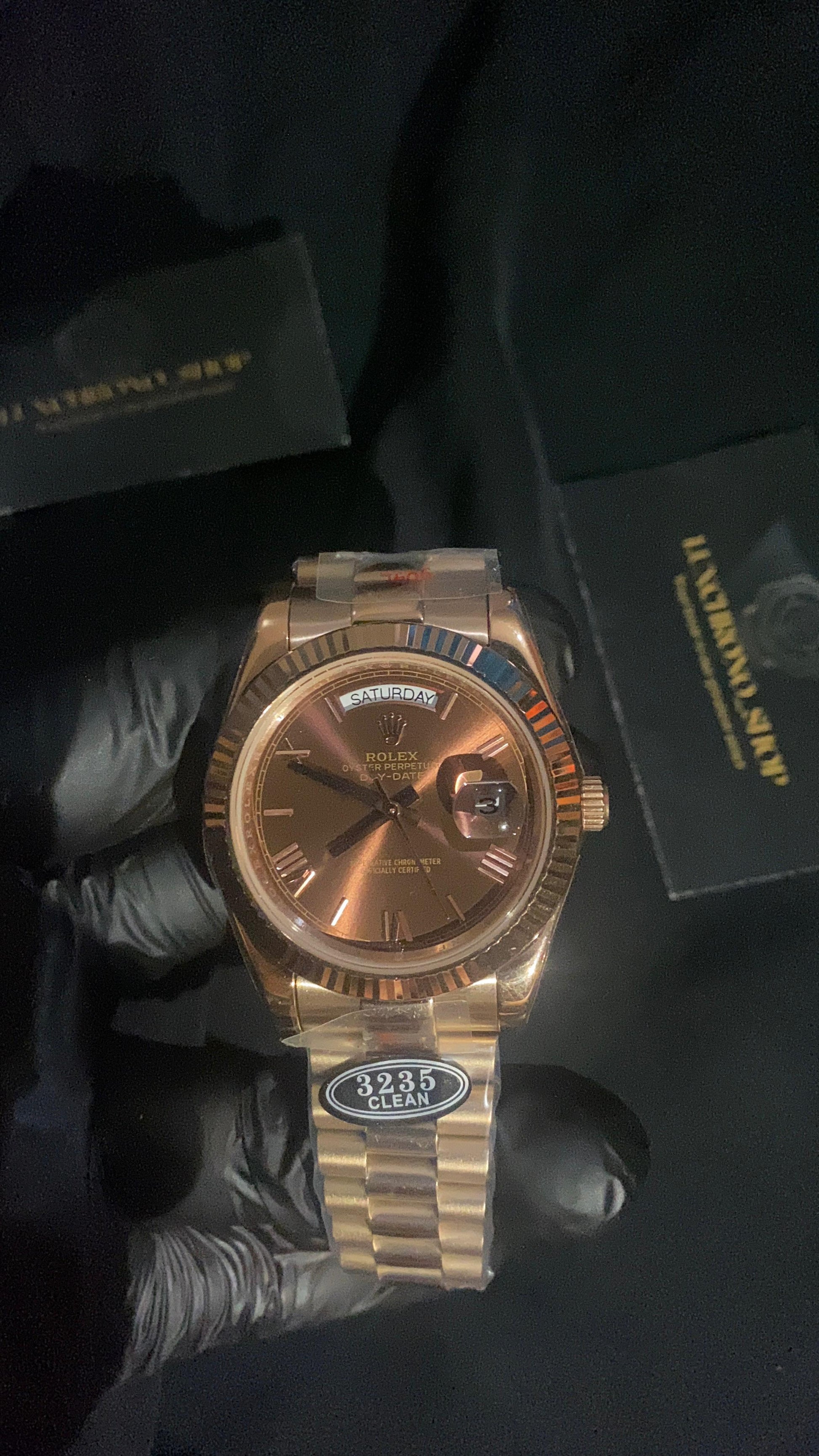 ROLEX DAY DATE CHOCOLAT