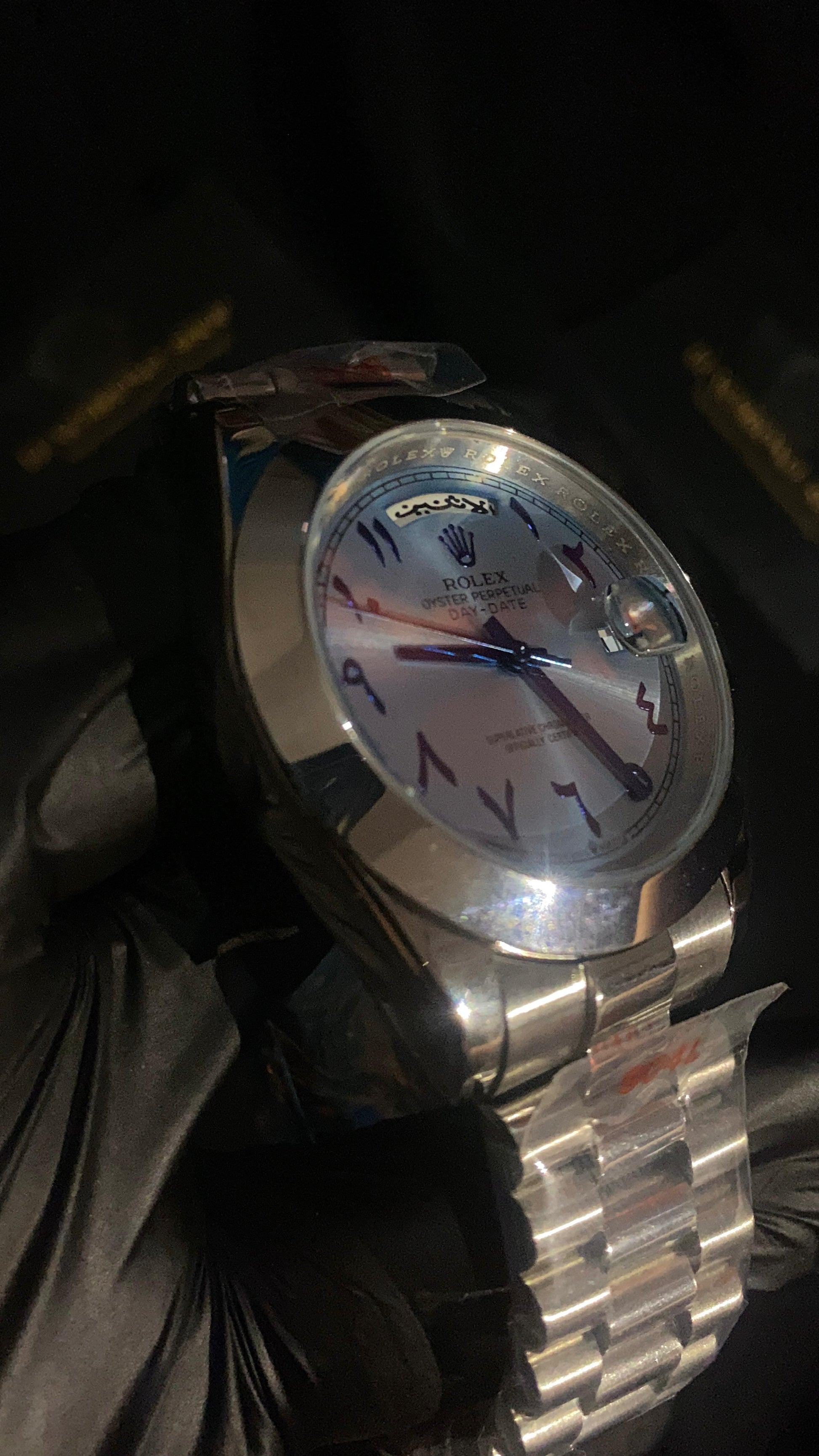 ROLEX DAY DATE ARABIC BLUE DIAL