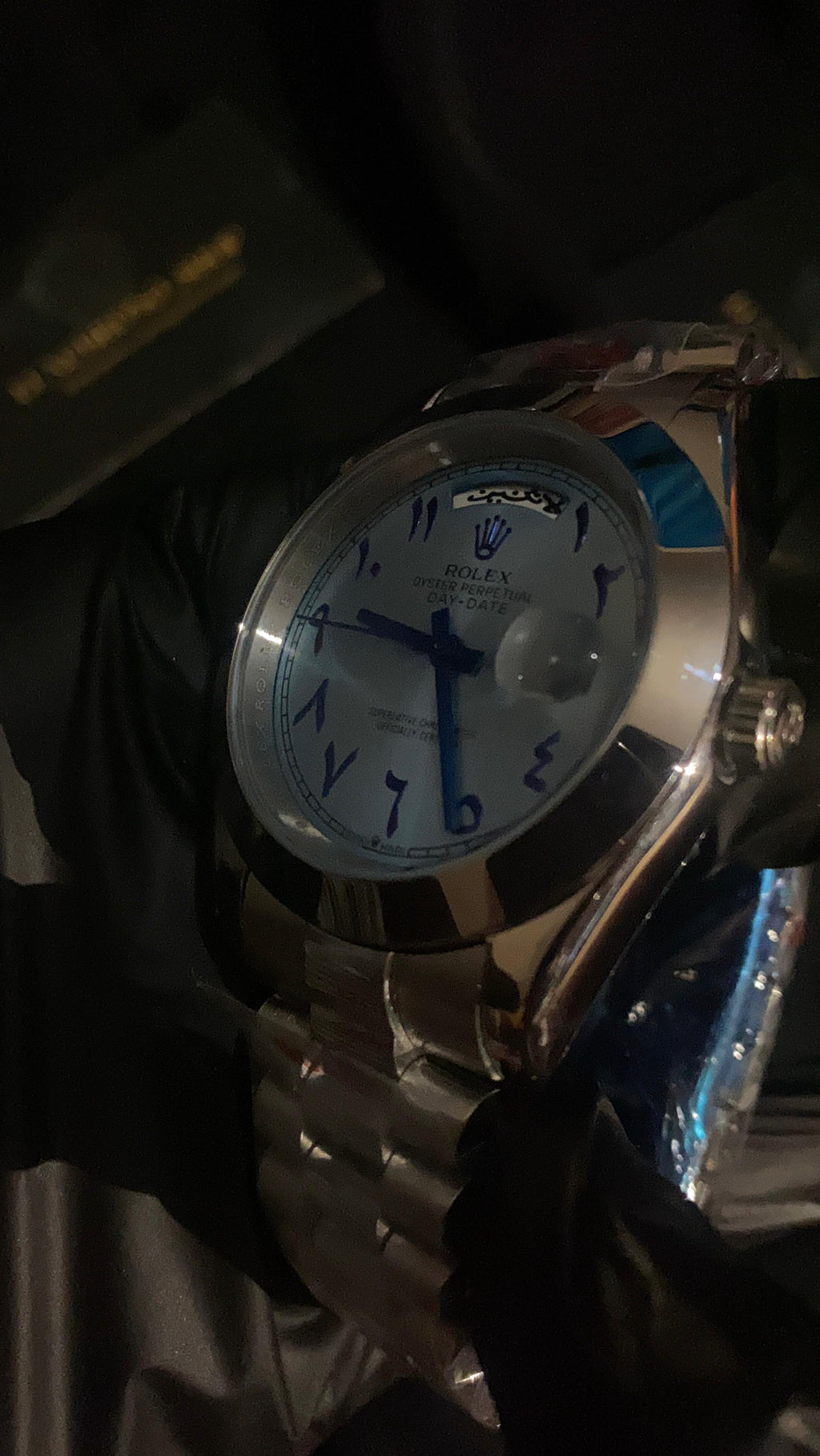 ROLEX DAY DATE ARABIC BLUE DIAL