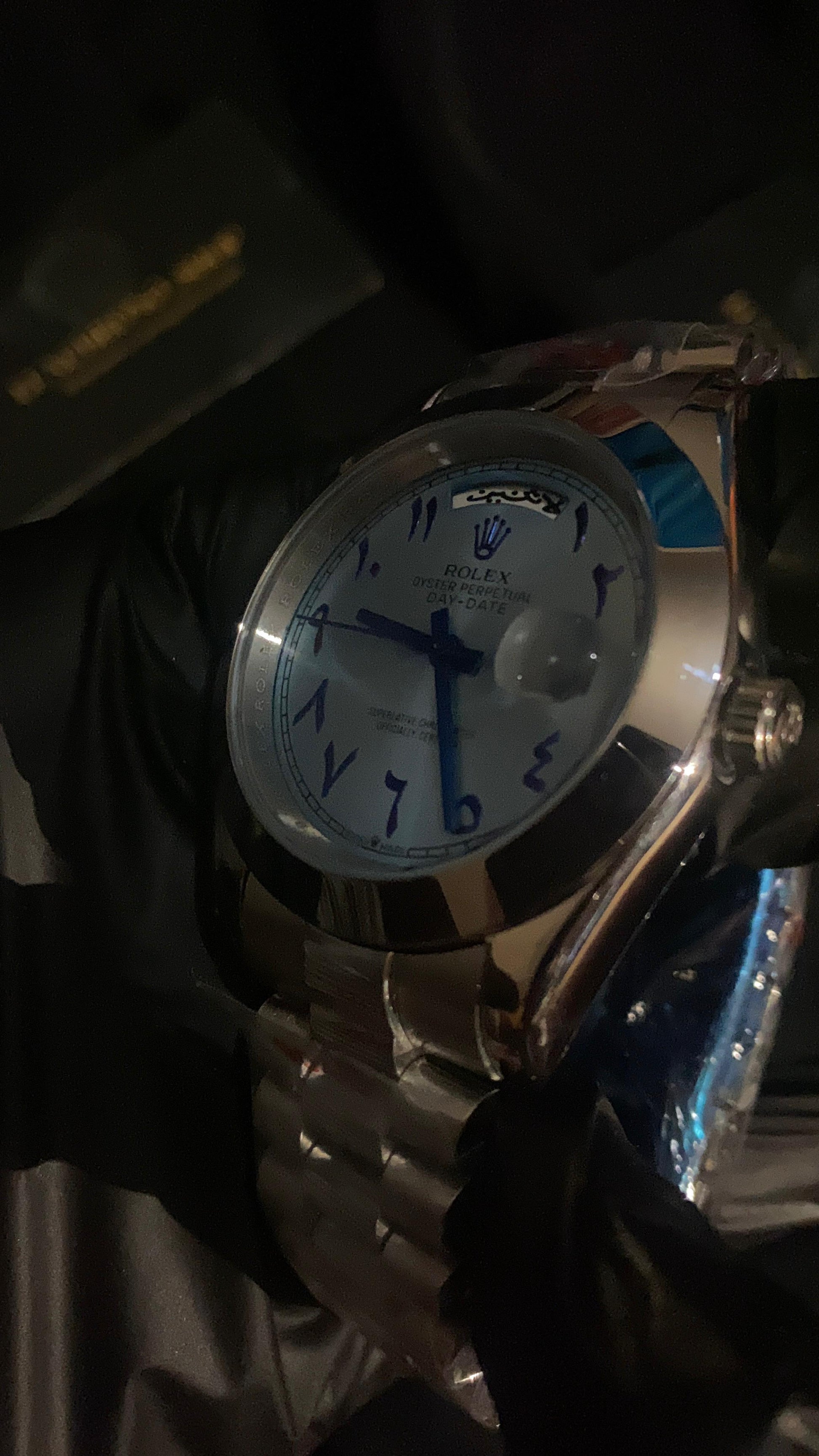 ROLEX DAY DATE ARABIC BLUE DIAL