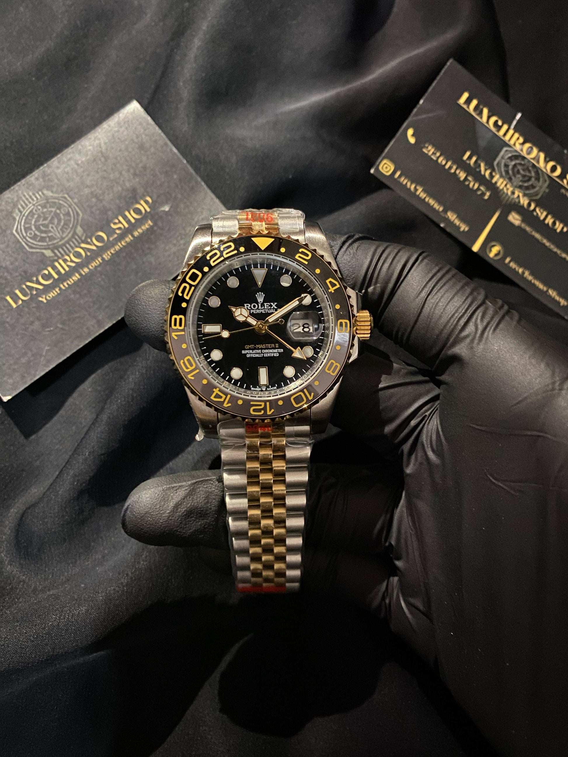 ROLEX GMT MASTER II ROOT BEER