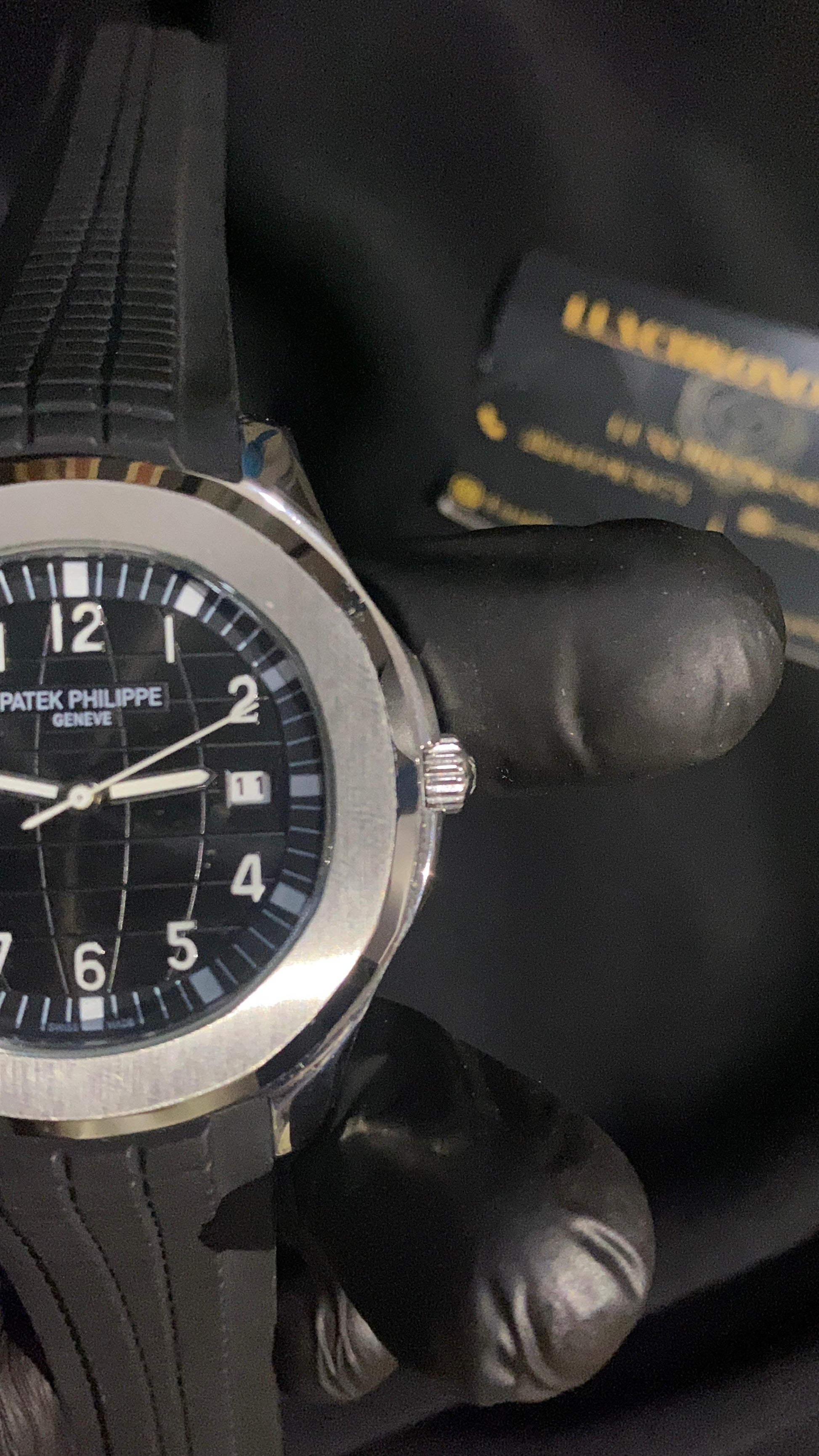 PATEK PHILIPPE AQUANAUT BLACK