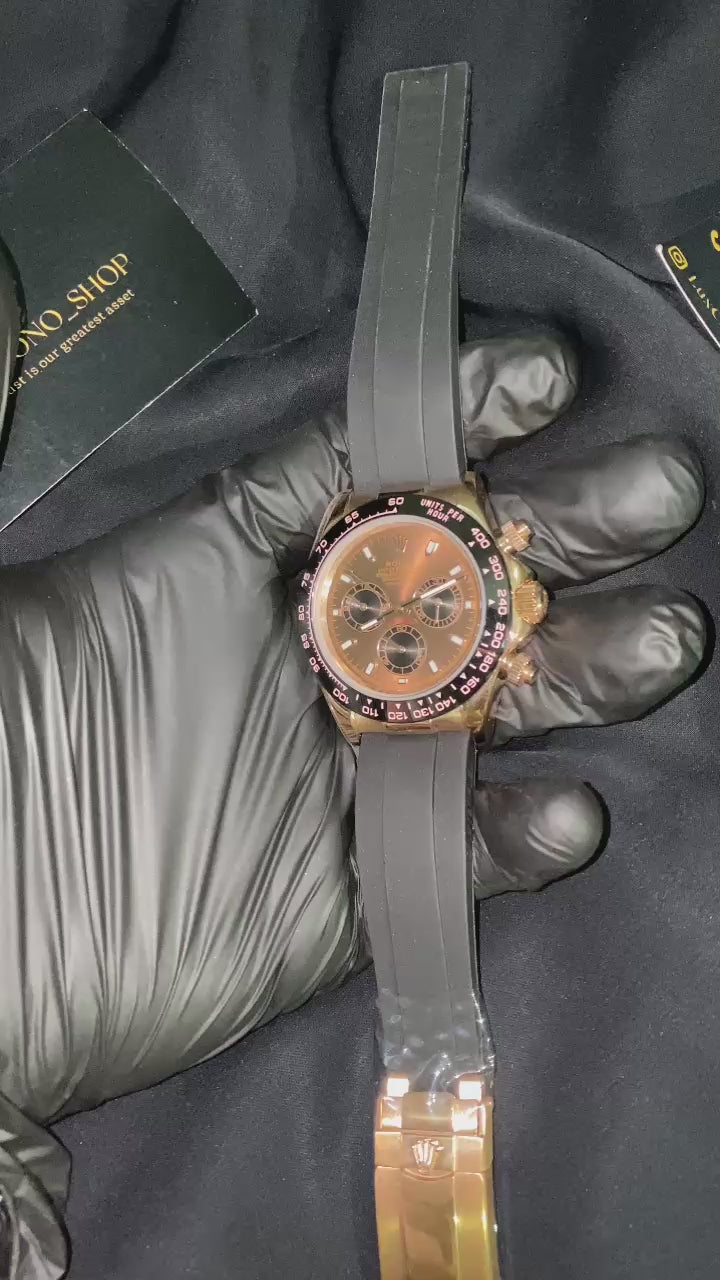 ROLEX COSMOGRAPH DAYTONA ROSE GOLD CHOCOLAT DIAL  OYSTERFLEX