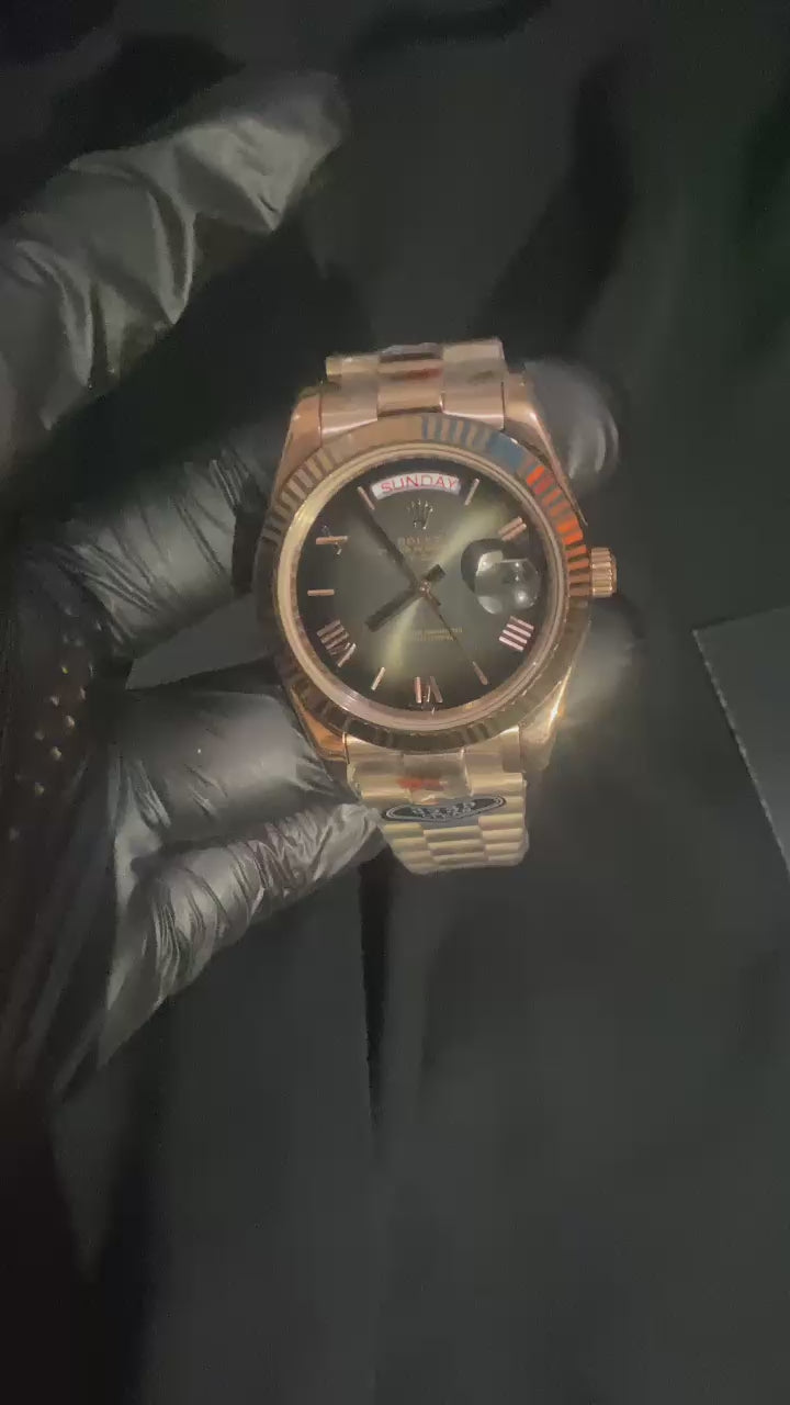 ROLEX DAY DATE BLACK SHADOW